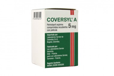 Coversyl A 5 mg Caja Con 30 Comprimidos