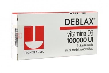 Deblax 100.000 UI Caja Con 1 Cápsula Blanda