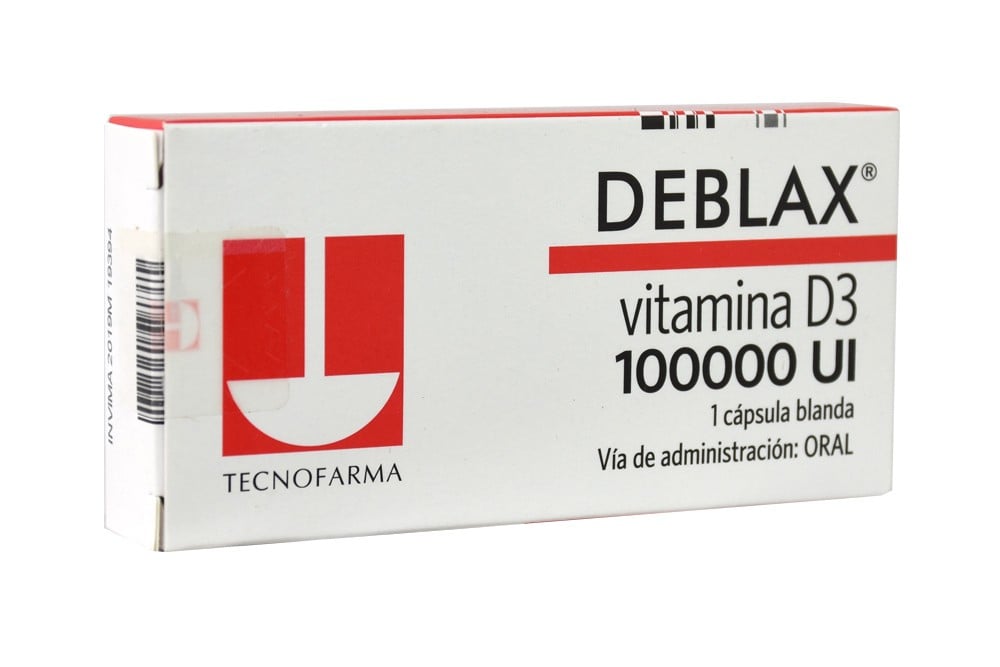 Deblax 100.000 Ui Caja Con 1 Cápsula Blanda