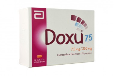 Doxu 7.5 mg / 250 mg Caja Con 20 Tabletas Recubiertas