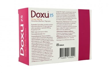 Doxu 7.5 Mg / 250 Mg Caja Con 20 Tabletas Recubiertas