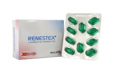 Renestex 5/10 mg Caja Con 30 Cápsulas