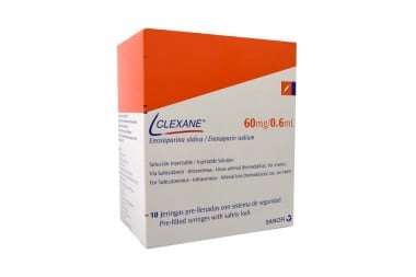 Clexane 60 mg / 0.6 mL Caja Con 10 Jeringas Prellenadas