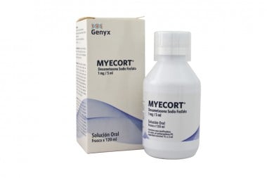 Myecort Solución Oral 1mg/ 5mL Frasco Con 120 mL