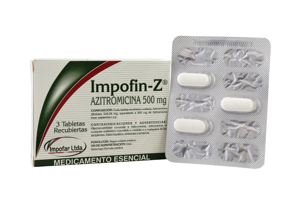 Impofin-Z 500 mg Caja Con 3 Tabletas