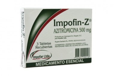 Impofin-Z 500 mg Caja Con 3 Tabletas