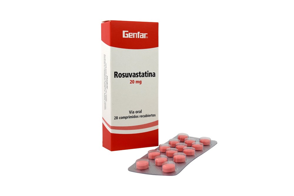 Rosuvastatina 20 mg Caja Con 14 Tabletas Recubiertas