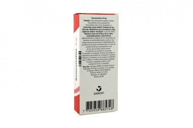 Rosuvastatina 20 Mg Caja Con 14 Tabletas Recubiertas