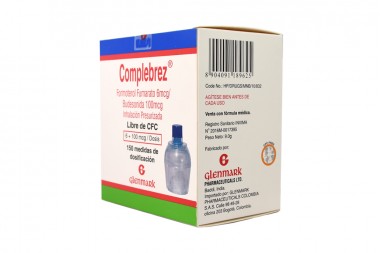 Complebrez 100/6 Mcg Frasco Aerosol Con 150 Dosis + Inhalocámara