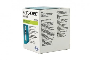 Tiras Reactivas Accu Chek Instant Caja Con 50 Unidades