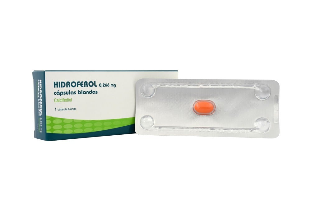 Hidroferol 0,266 mg Caja Con 1 Cápsula Blanda