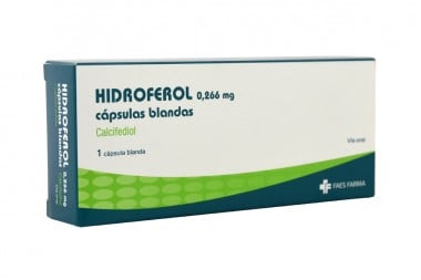 Hidroferol 0,266 mg Caja Con 1 Cápsula Blanda