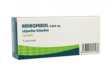 Hidroferol 0,266 mg Caja Con 1 Cápsula Blanda