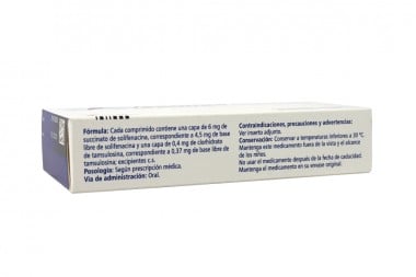 Vesomni 6/ 0,4 Mg Con 30 Comprimidos De Liberación Prolongada