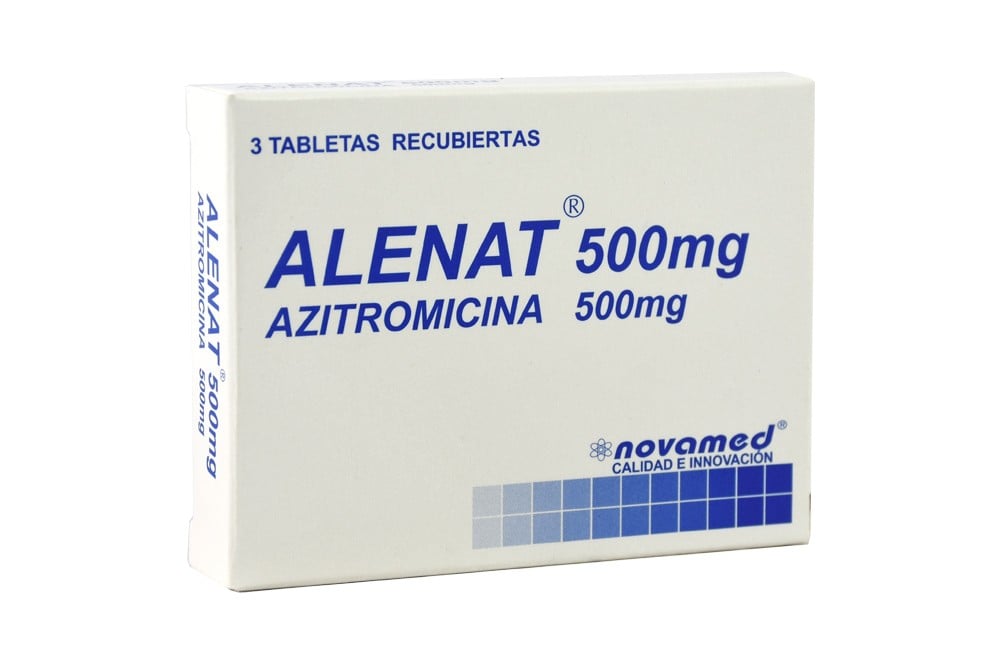 Alenat 500 mg Caja Con 3 Tabletas Recubiertas