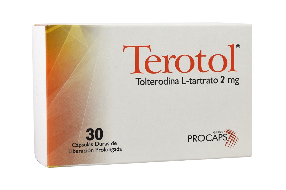 Terotol 2 mg Caja Con 30 Cápsulas Duras