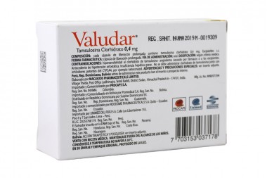 Valudar 0,4 Mg Caja Con 30 Cápsulas