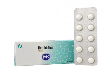 Betahistina 16 mg Caja Con 20 Tabletas