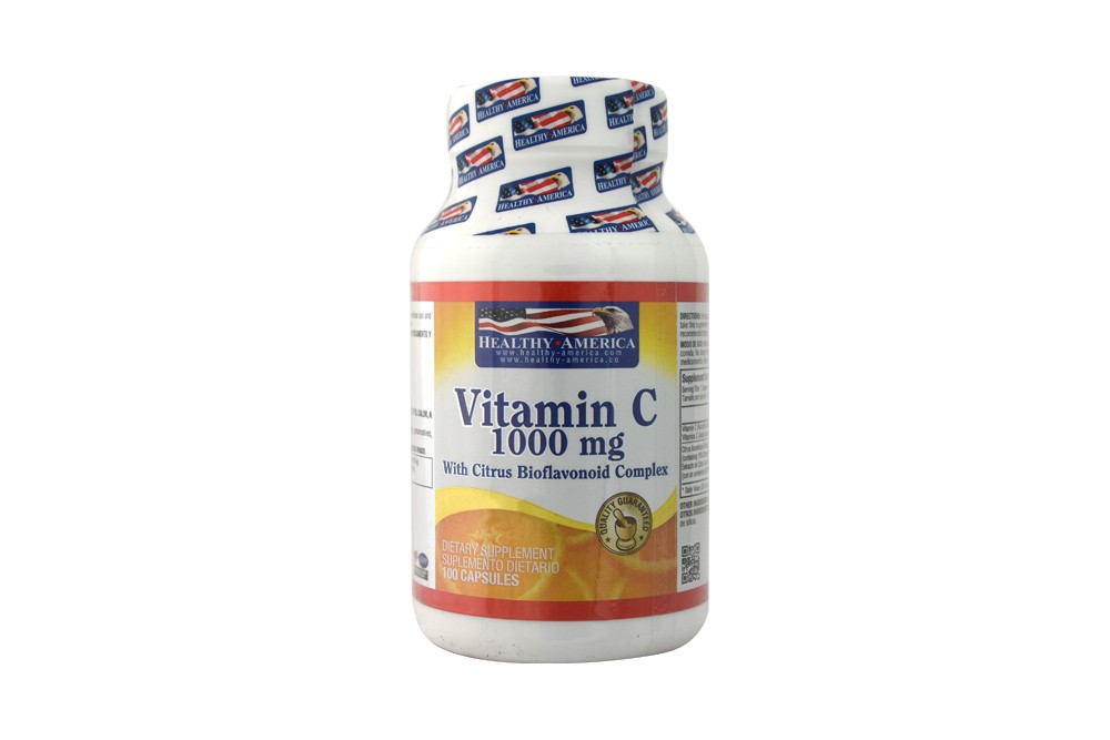 Vitamina C 1000 mg Frasco Con 100 Cápsulas