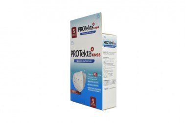 Tapabocas Kn95 Protekta Caja Con 5 Unidades
