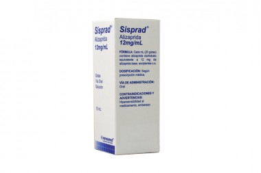 Sisprad 12 mg/ mL Gotas Frasco Con 15 mL