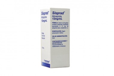 Sisprad 12 Mg/ Ml Gotas Frasco Con 15 Ml