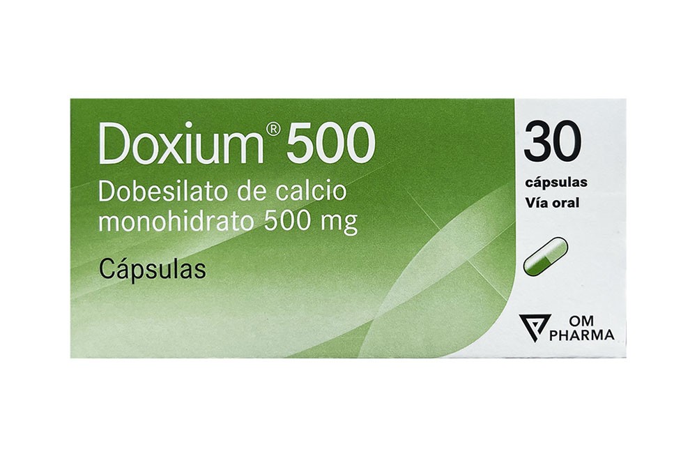Doxium 500 mg Caja Con 30 Cápsulas Duras