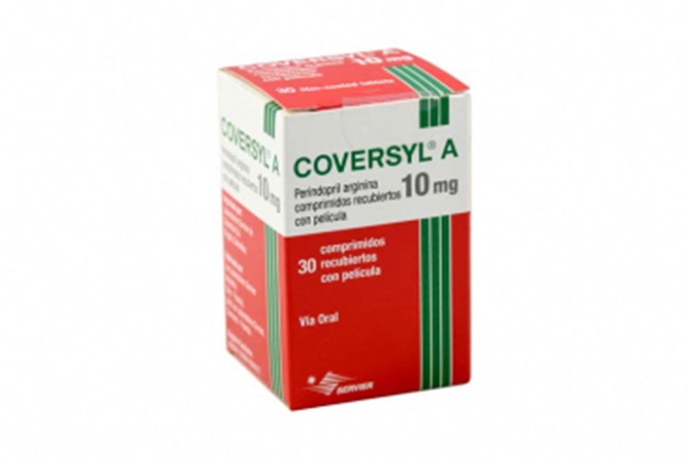 Coversyl A 10 mg Caja Con 30 Comprimidos