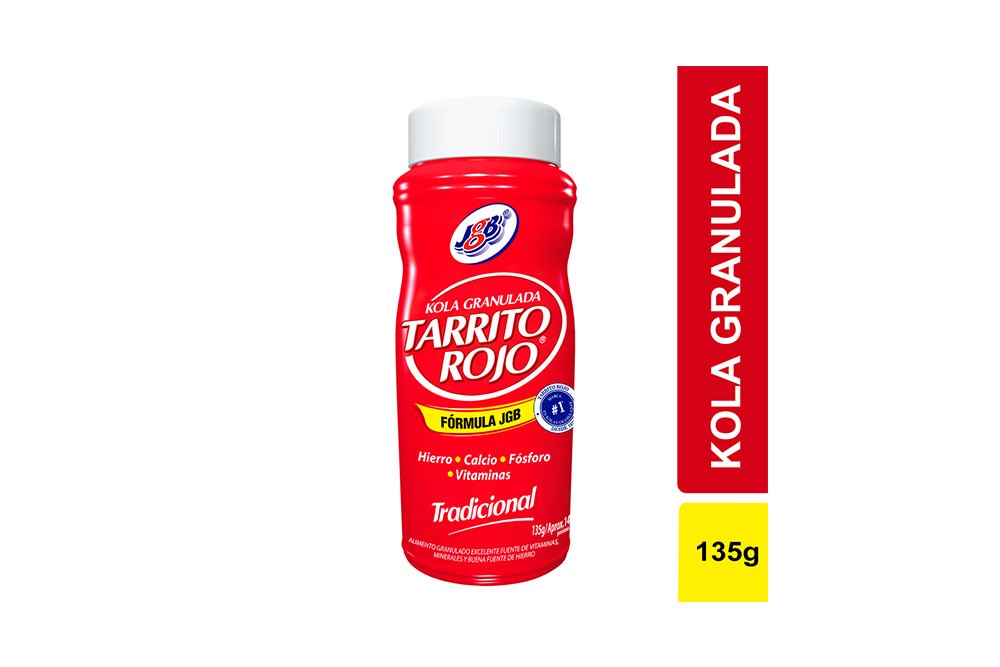 Tarrito Rojo Kola Granulada Tarro Con 135 g