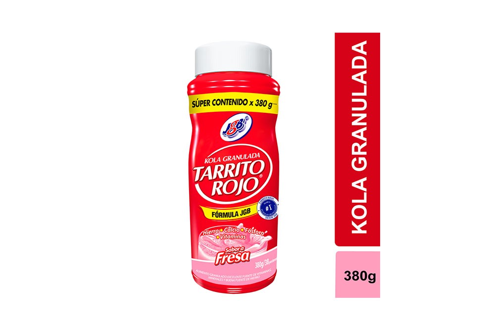Tarrito Rojo Sabor Fresa Frasco Con 380 g