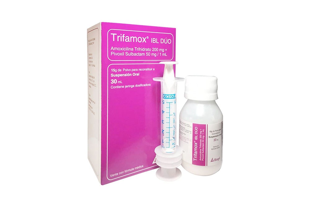 Trifamox 200/50 Mg/1 Ml Suspensión Frasco Con 30 Ml