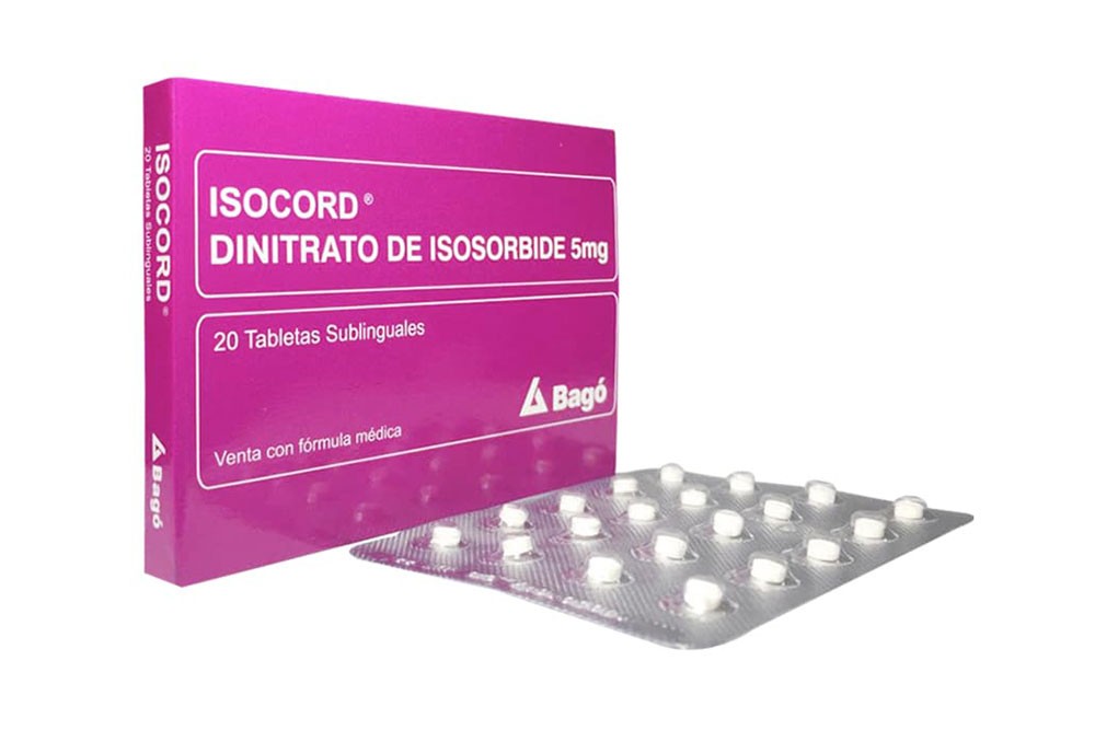 Isocord 5 mg Caja Con 20 Tabletas Sublinguales