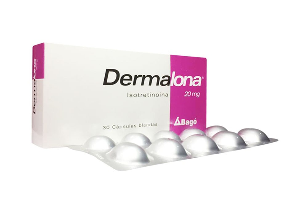 Dermalona 20 mg Caja Con 30 Cápsulas Blandas