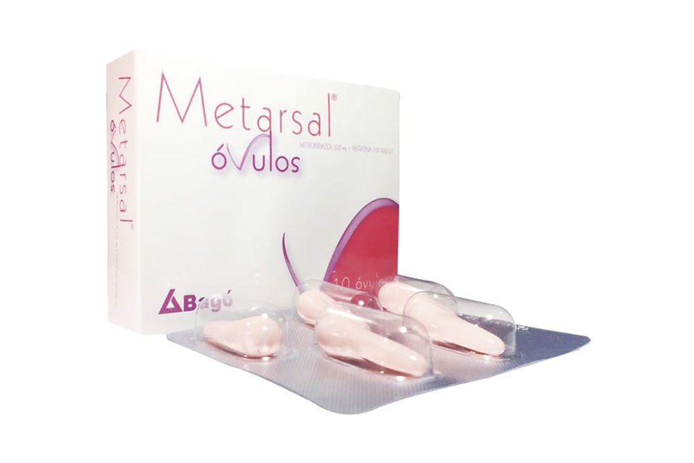 Metarsal 500 mg/ 100.000 U.I Caja Con 10 Óvulos