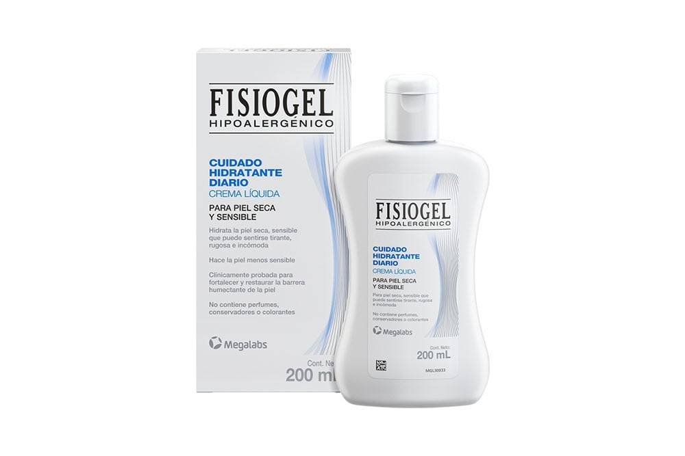 Crema Fisiogel Piel Seca Y Sensible Frasco Con 200 Ml