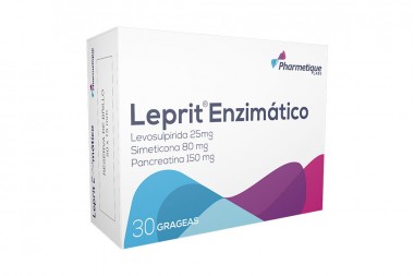 Leprit Enzimático 25/80/ 105 mg Caja Con 30 Grageas