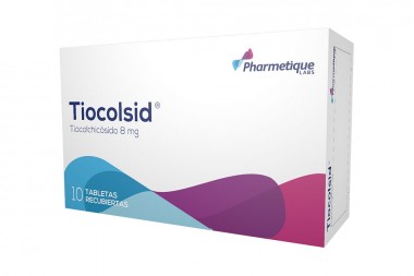 Tiocolsid Forte 8 mg Caja Con 10 Tabletas Recubiertas