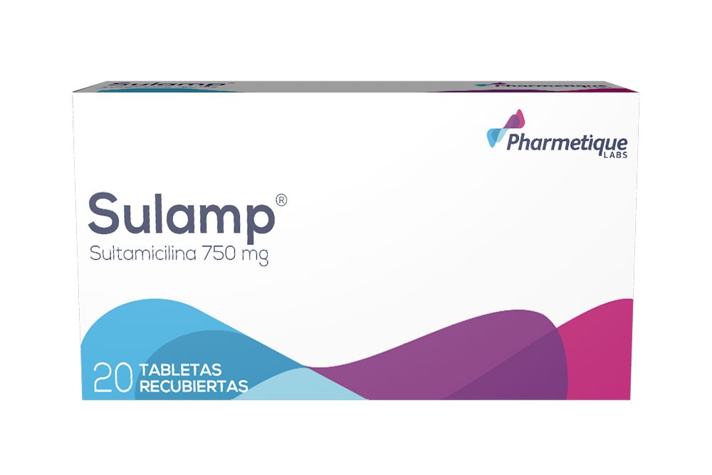 Sulamp 750 mg Caja Con 20 Tabletas