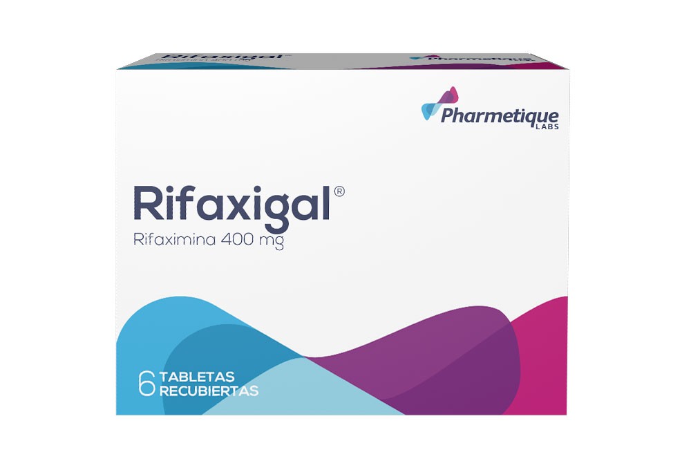 Rifaxigal 400 mg Caja Con 6 Tabletas Recubiertas