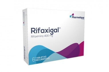 Rifaxigal 400 Mg Caja Con 6 Tabletas Recubiertas