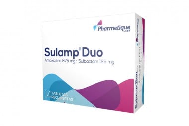 Sulamp Duo 875/125 mg Caja Con 14 Tabletas Recubiertas