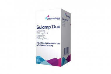 Sulamp Duo 1000/250mg/5 ml Polvo Para Reconstruir Frasco Con 30 mL