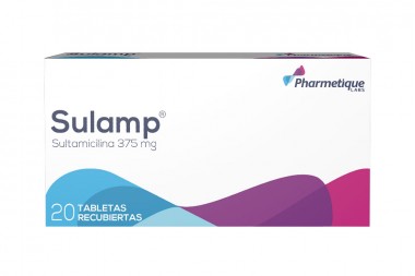 Sulamp 375 mg Caja Con 20 Tabletas Recubiertas