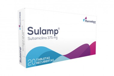 Sulamp 375 mg Caja Con 20 Tabletas Recubiertas