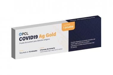 Prueba De Covid 19 De Antígeno Ag Gold Caja Con 1 Kit