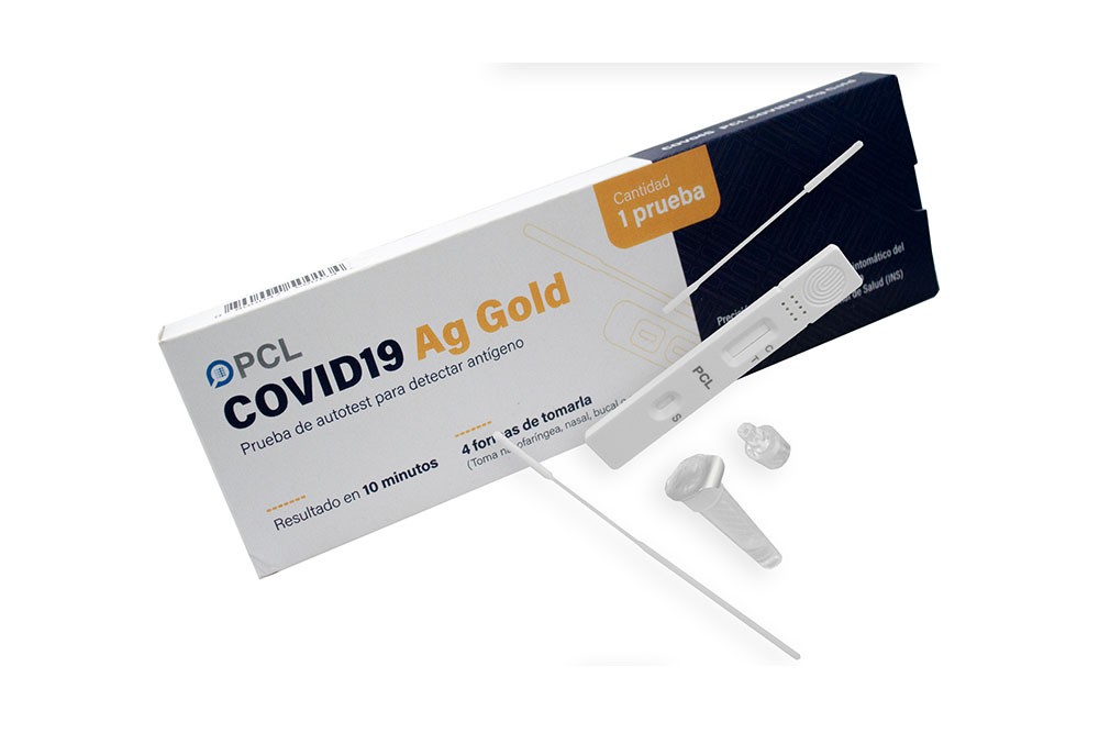 Prueba De Covid 19 De Antígeno Ag Gold Caja Con 1 Kit