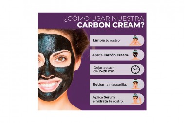 Mascarilla Skinclinic Carbon Cream Sobre Con 6 mL