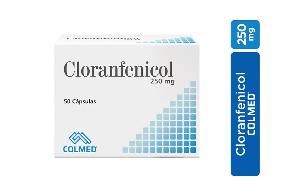 Cloranfenicol 250 mg Caja Con 50 Cápsulas