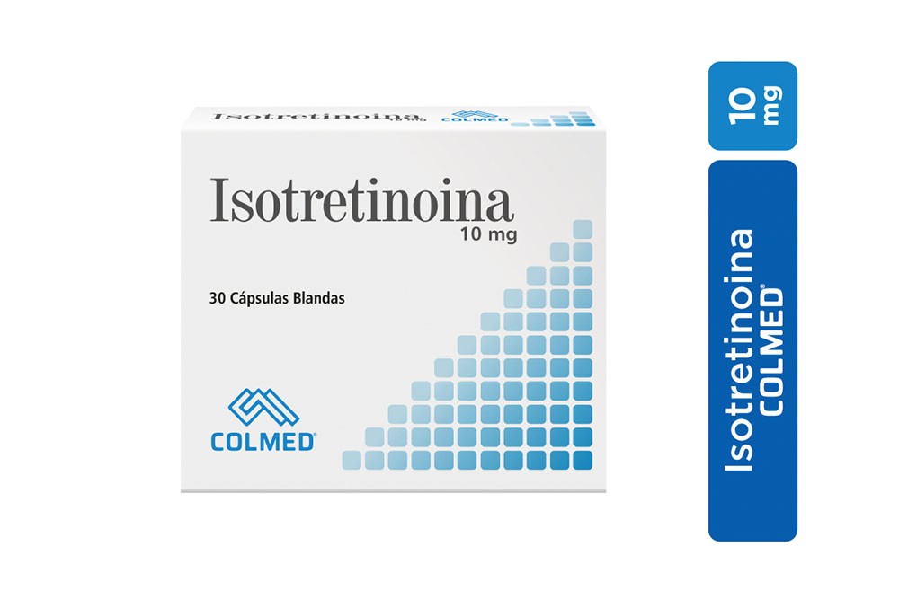 Isotretinoina 10 mg Caja Con 30 Cápsulas