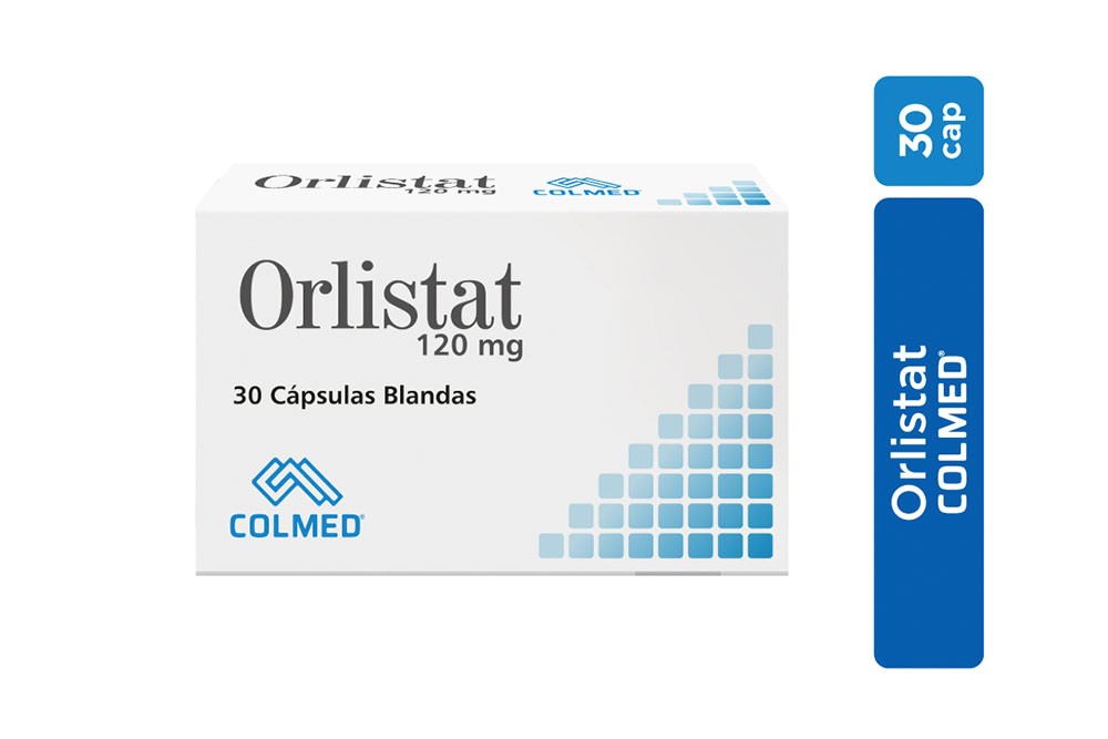 Orlistat 120 mg Colmed Caja Con 30 Cápsulas Blandas